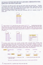 PETUNJUK COPY LAGU MP3 & DELETE LAGU MP3 KE & DARI FLASH DISK