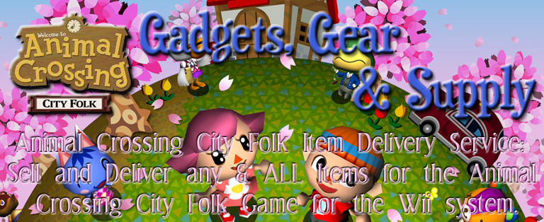 Animal Crossing City Folk: Gadgets, Gear & Supply