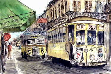 Trolley in Havana (circa 1950)