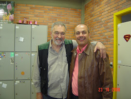 Nosso diretor Getulio Fagundes com o escritor Ruy Carlos Ostermann