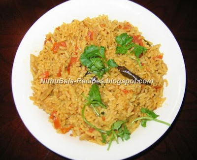ஈஸி தக்காளி சாதம்  Tomato+Rice