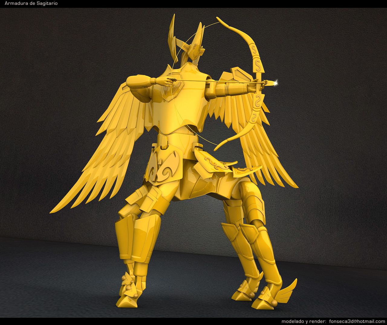 Fonseca 3D Artist: Armadura de Sagitario