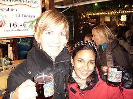 My Host sister and me in Germany drinking hot wine