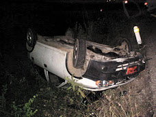 Asi quedo el coche conducido por el sobrino de Carlos Torres Melken