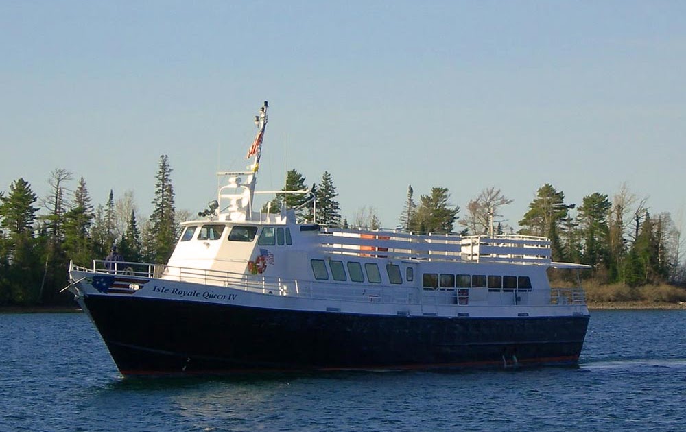 Visiting Isle Royale The Queen IV Arrives in Copper Harbor