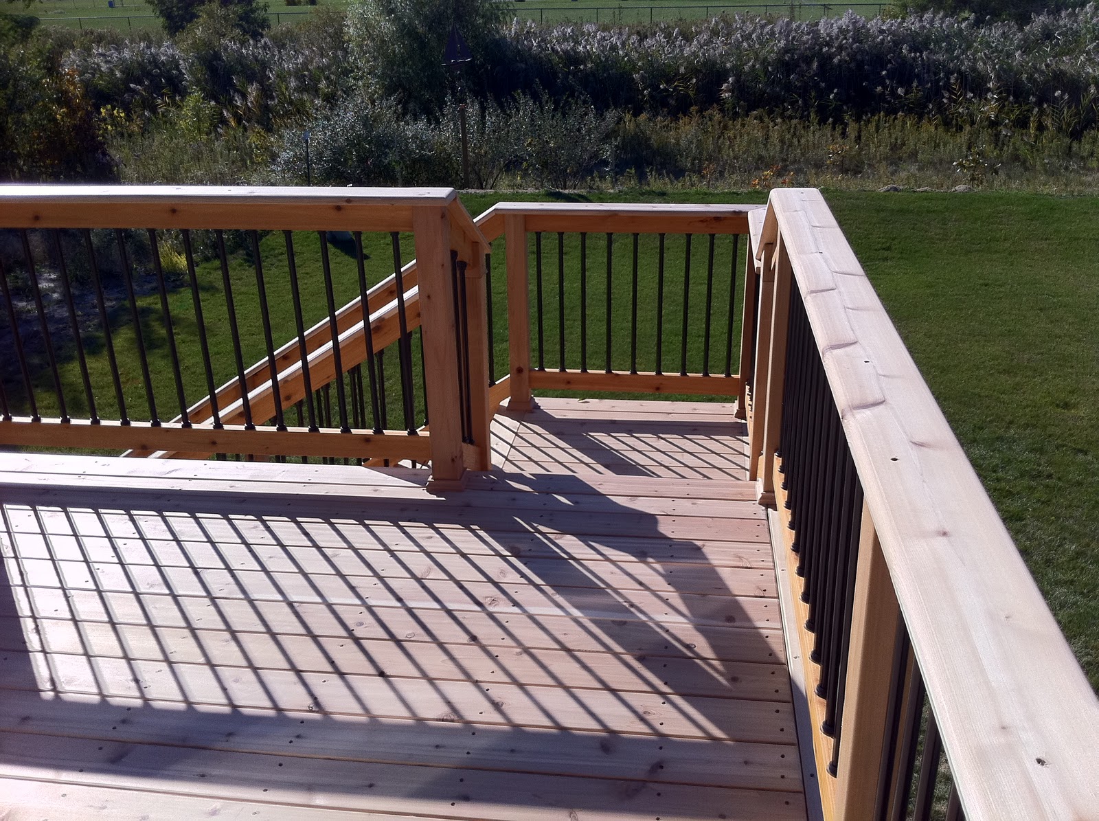 Outdoor Living Chesterfield Twp. MI New cedar deck