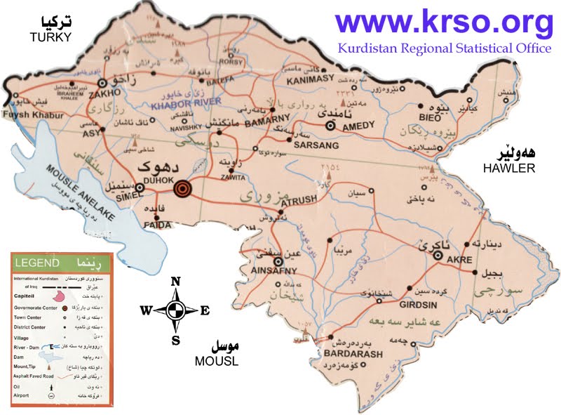 Duhok Map