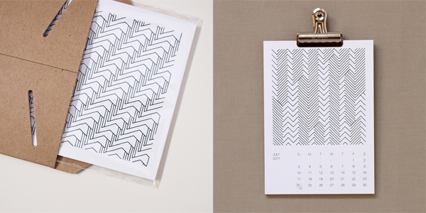 PAWLING | print studio - 2011 Desk Calendar