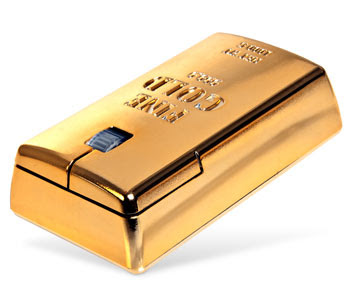 Gold Bullion Wireless Mouse - Innovation Unlimited Gold-wireless-Mouse+%285%29