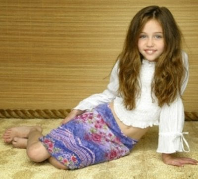 Miley Cyrus First Photoshoot Pictures