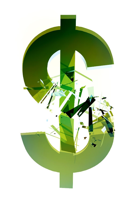 Broken Dollar Sign