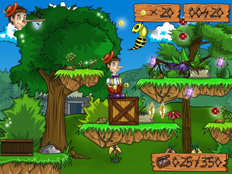 Cosa de niños El juego de Pinocho! Muy