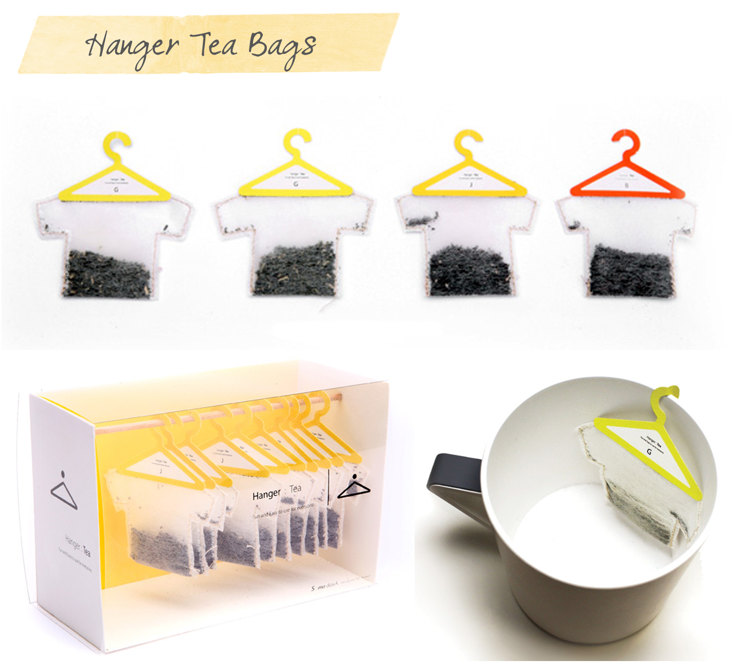 Product Packaging Hanger Tea + Illusion Tape In Honor Of Design