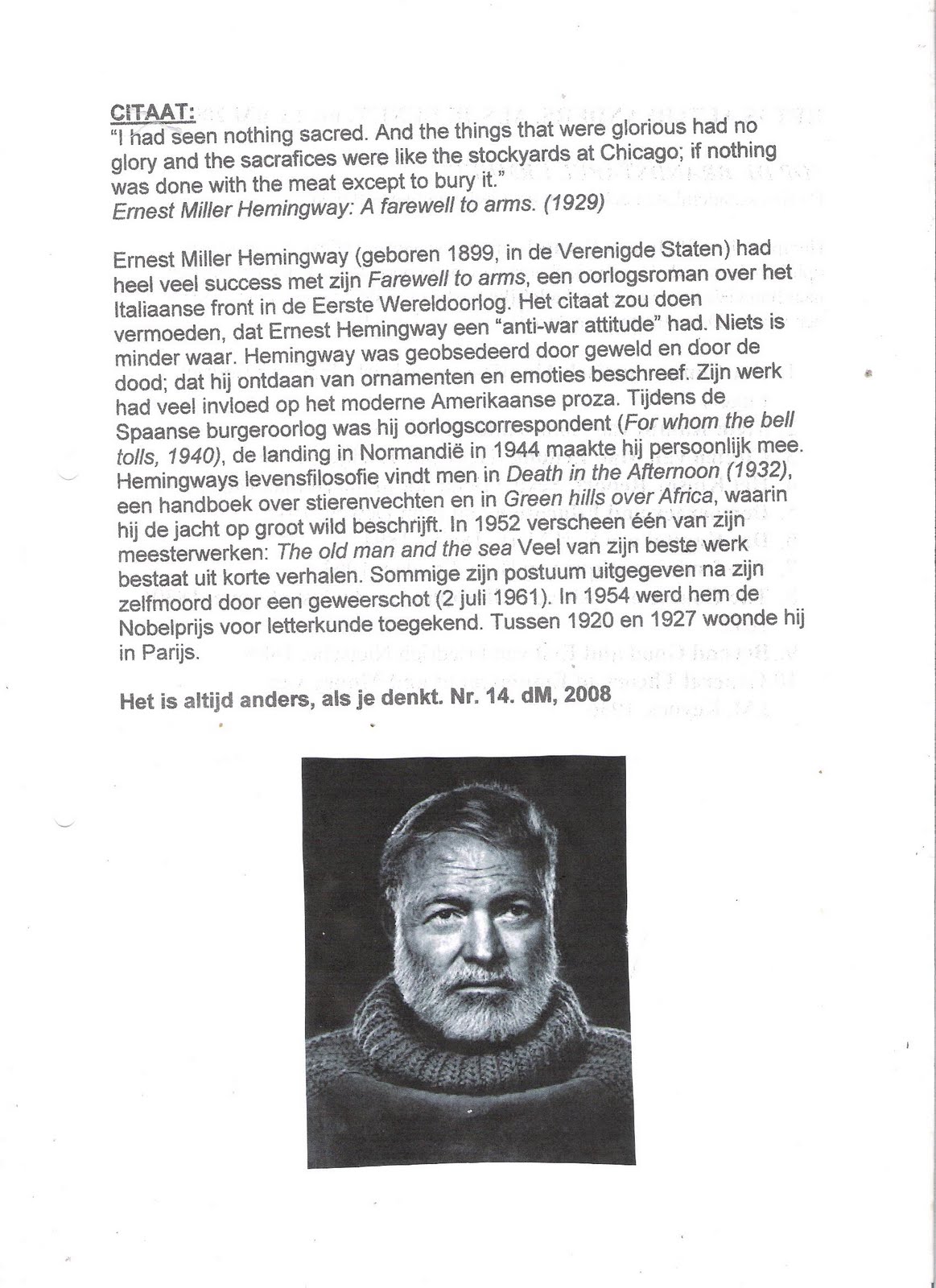 SiTU HARNS PATH OF 100 MONKEYS maart 2014