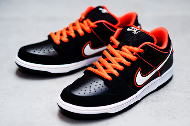 cream : Nike SB Dunk Low Black/White Orange Blaze @ C.R.E.A.M. Skateshop
