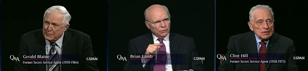 The Kennedy Detail: agents Gerald Blaine & Clint Hill with CSPAN's Brian Lamb re: ME (11/28/10)