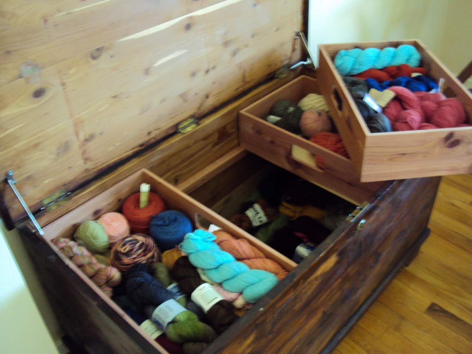 Meg's Knitting Knot Yarn Storage