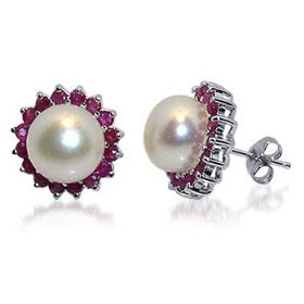 pearl earrings