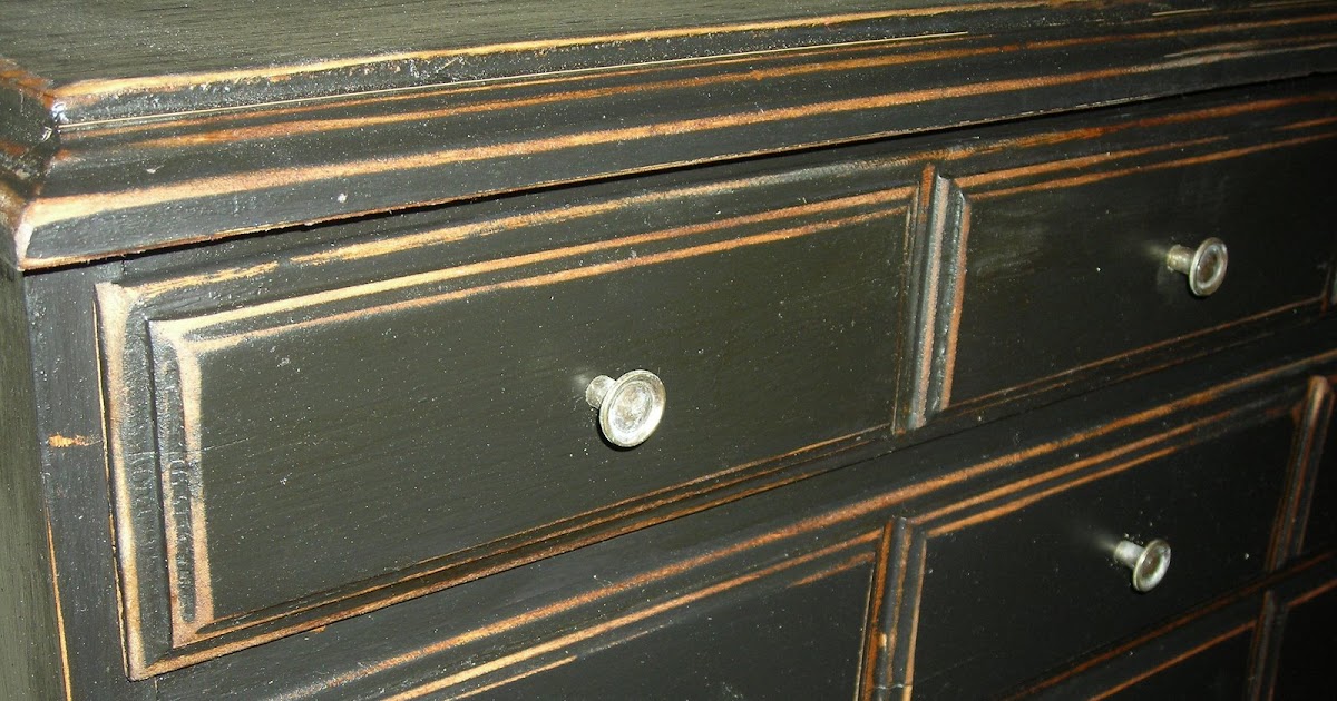 Modernly Shabby Chic Furniture Black Shabby Chic Dresser!