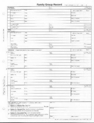 family history helps step four know what a family group record is family group sheet