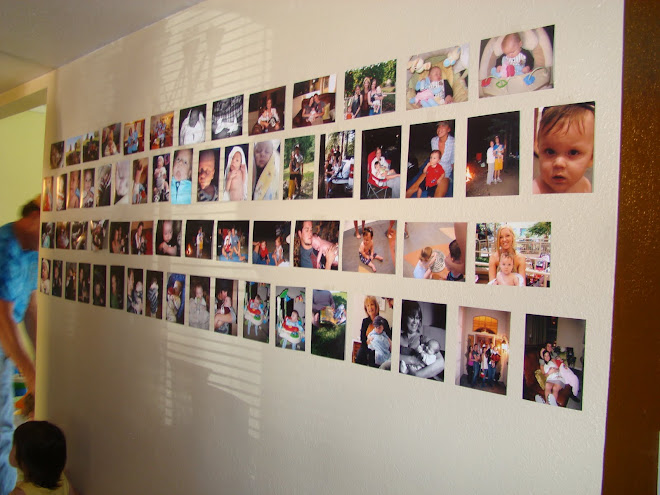 500 pictures all over the wall!