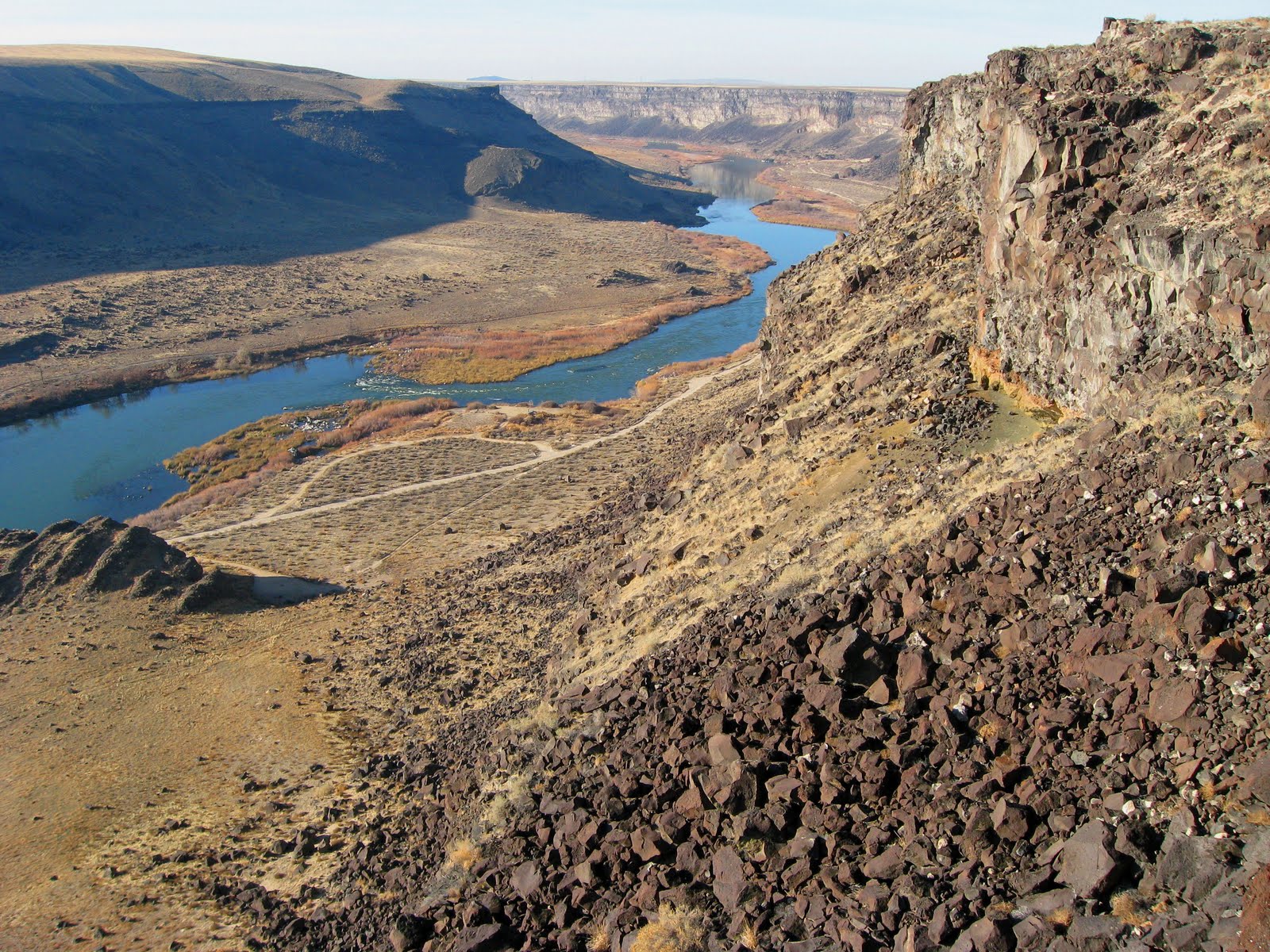 IN PRAISE OF WALKING Swan Falls Dam on the Snake River, Idaho