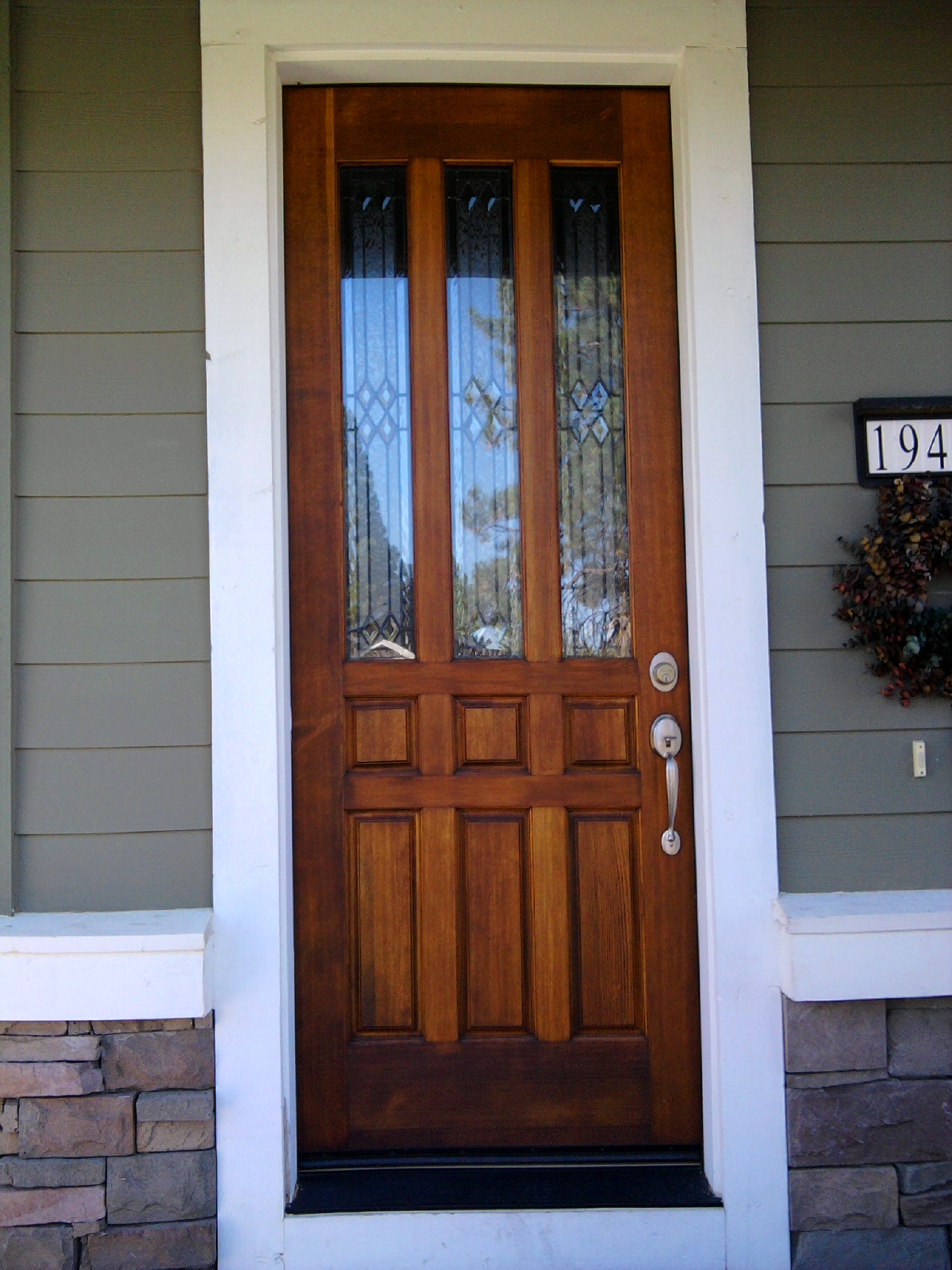 Deck Tech Pressure Washing Bend Oregon Wood front doors restored