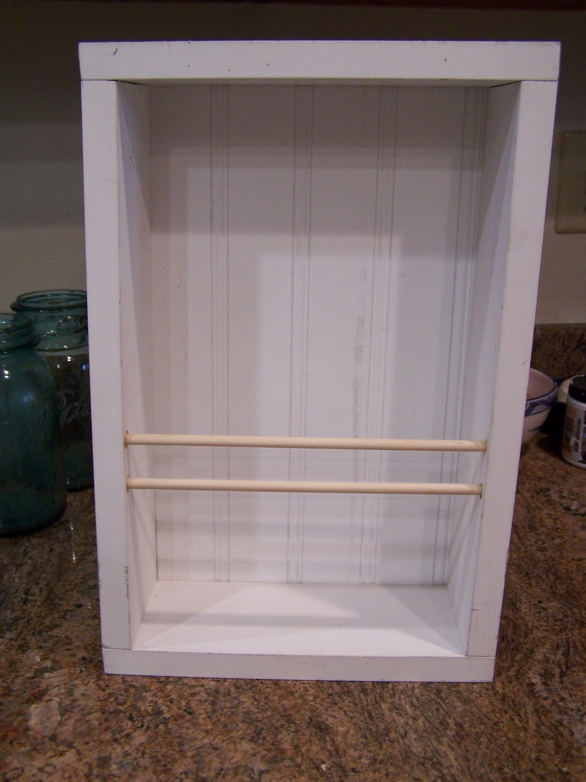 Going A Little Coastal Recessed Magazine Rack