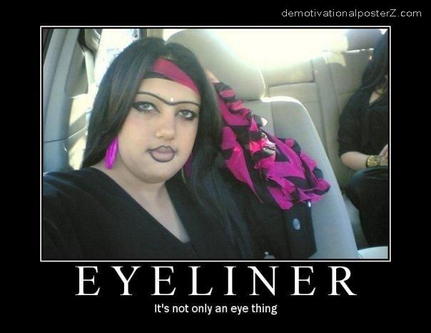 eyeliner fail