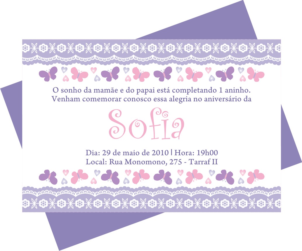 Frases Para Convite De Aniversario De 1 Aninho Modas Para Meninas Ml convites personalizados e lembranças. modas para meninas