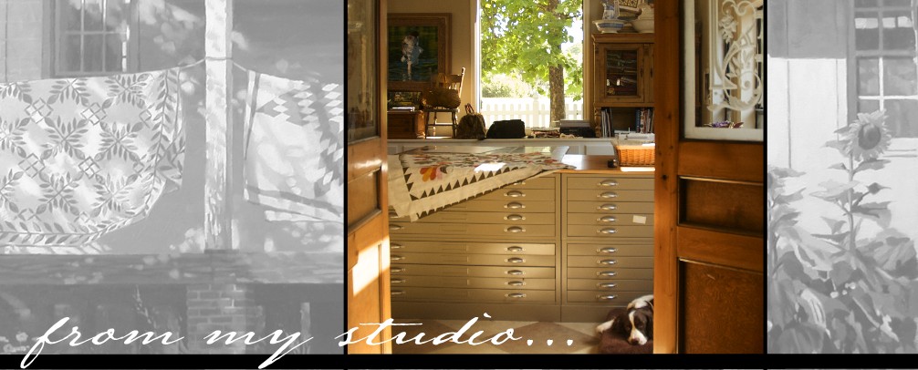 from my studio...