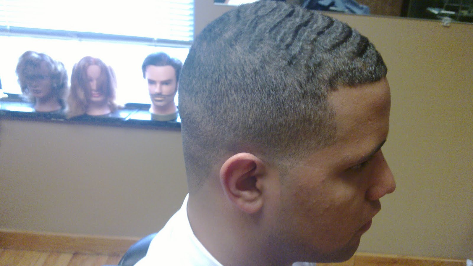Backstage Barbershop Shadow Fade W Waves