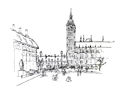 Scott's Sketches: Big Ben Sketch