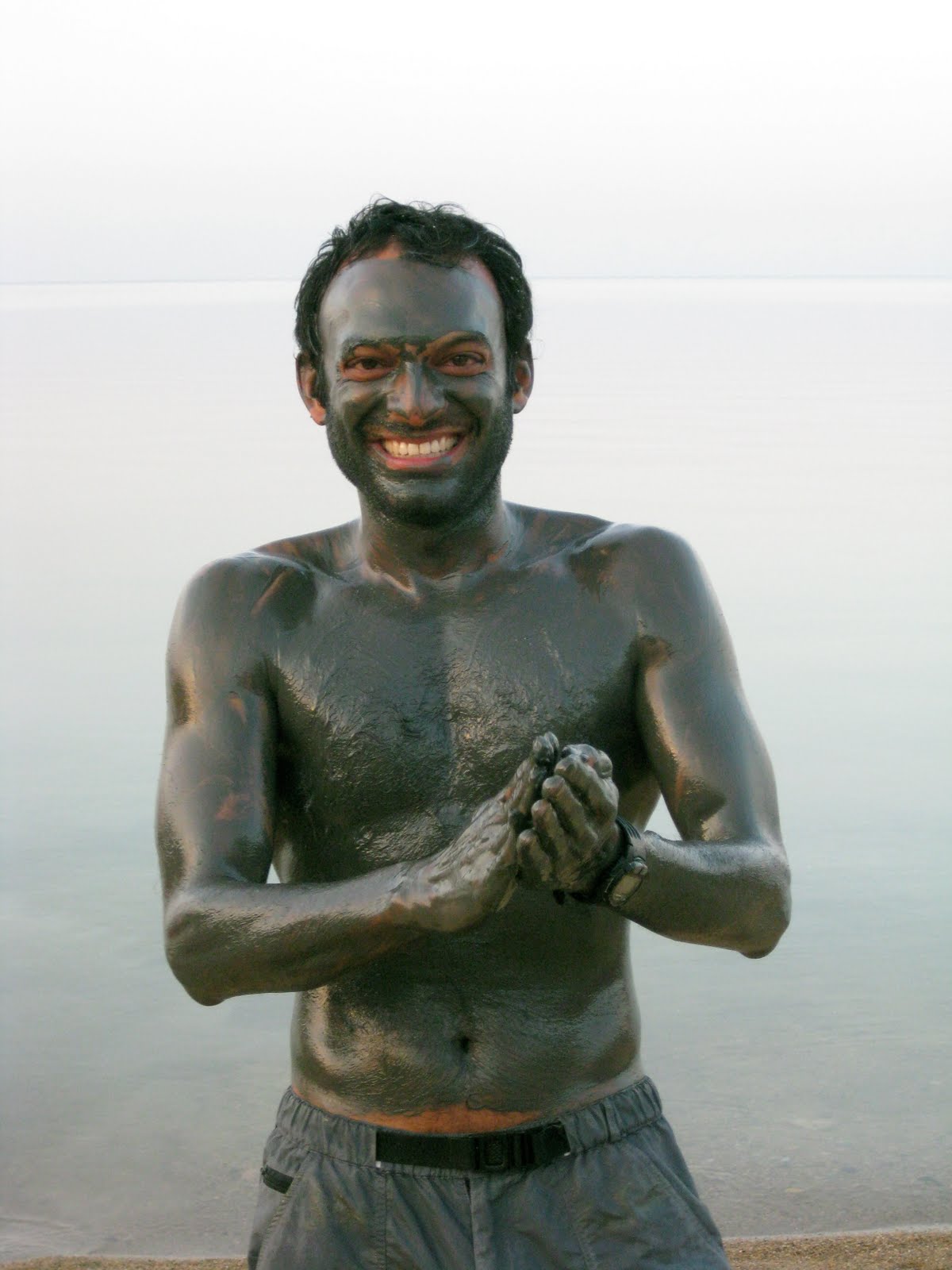 two nomads Some people look better covered in mud
