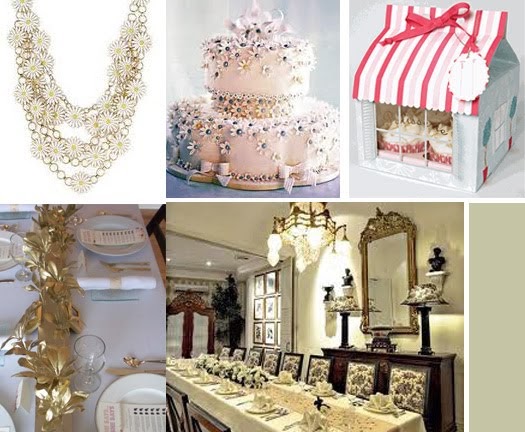 Inspiration For Living in Style Bridal Shower Mood Board