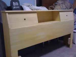 $5 headboard for 2nd bedroom