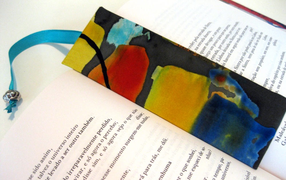 Silk Art From Brazil Arte em Seda do Brasil How To Make a Silk Bookmark