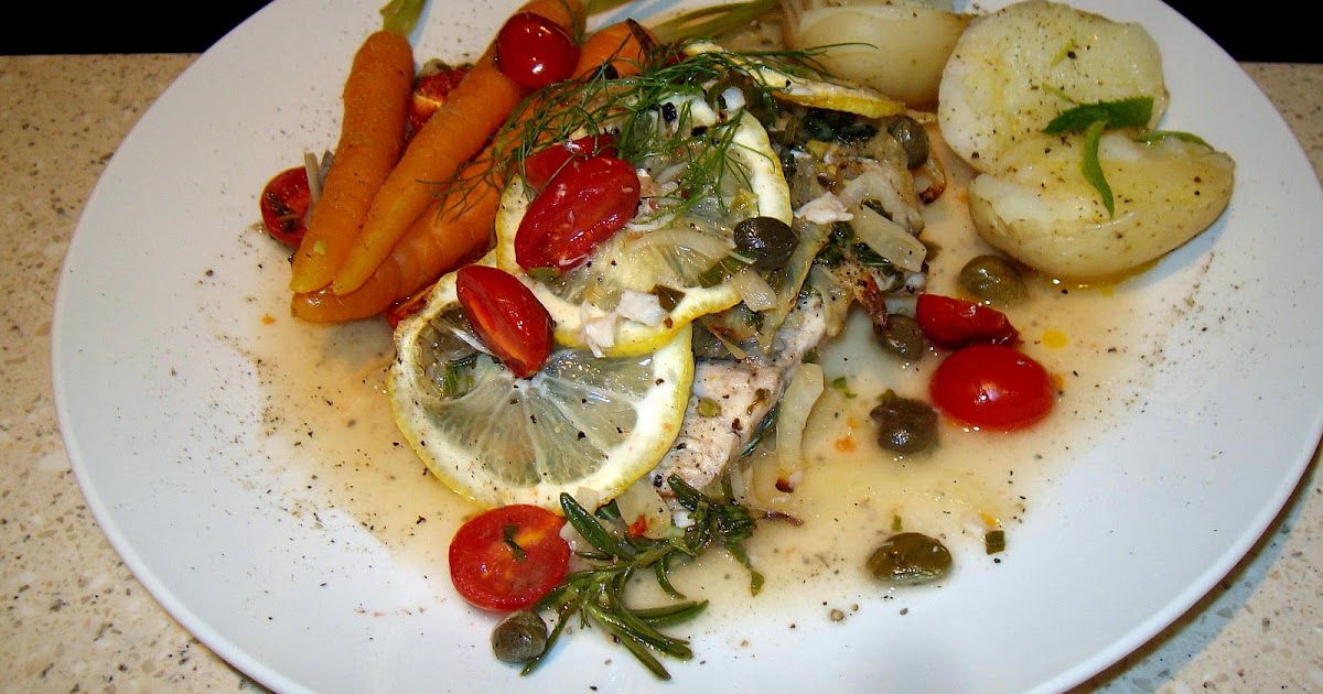 dinner with jack Baked barramundi with fennel, mint and capers