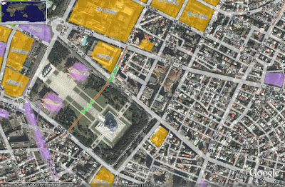 台北市街圖, 杭州南路一段左側那一區就是中華電信園區