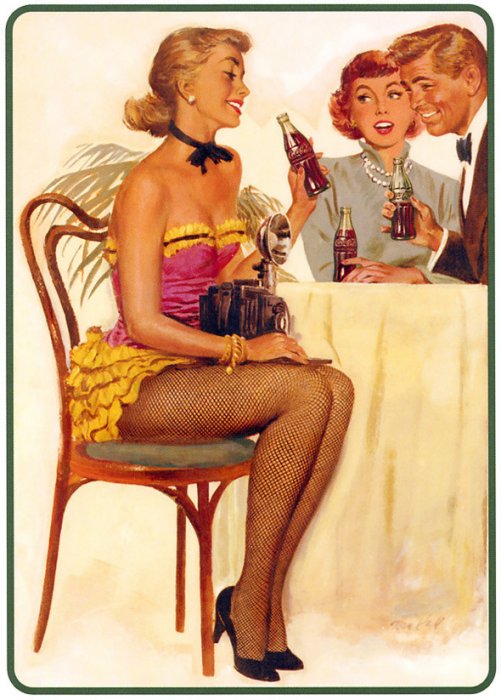 Vintage coke ad 