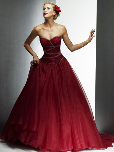 vestidos de 15 anos rojos con plateado