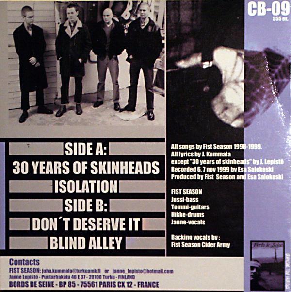 Fist Season - 30 Years of Skinhead · Descarga. Publicado por Emer en 14:10