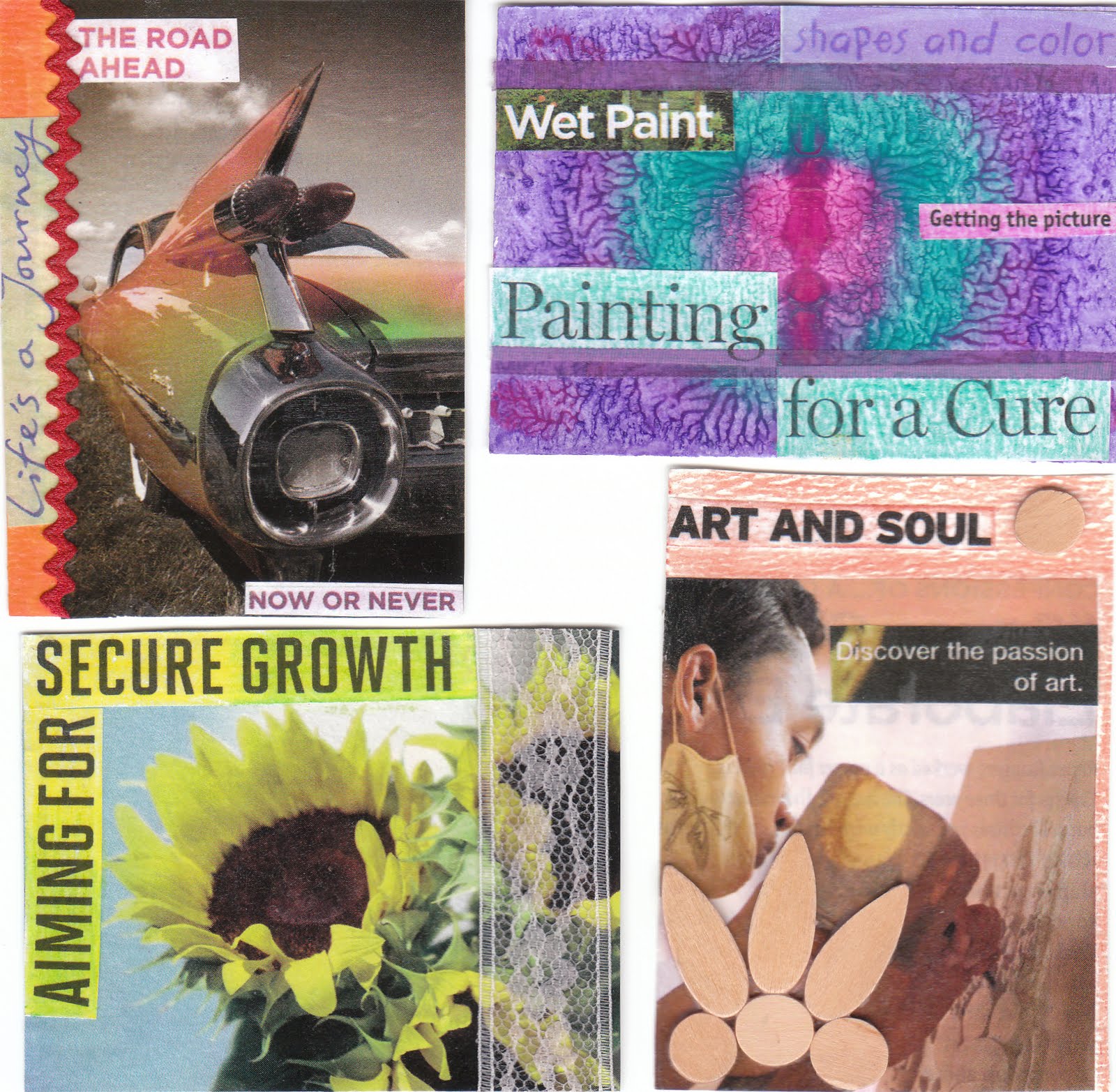 Adventures in Art Therapy Artist Trading Cards!