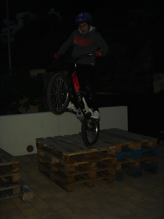 biketrial de nit...!!!