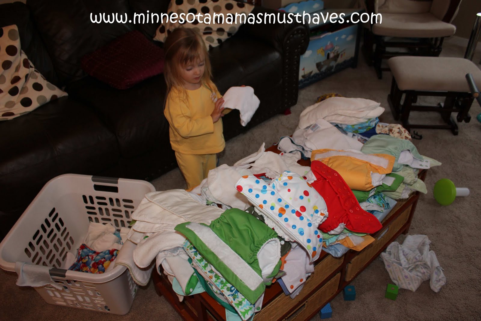 How To Organize Your Cloth Diaper Stash & The use of cloth wipes vs