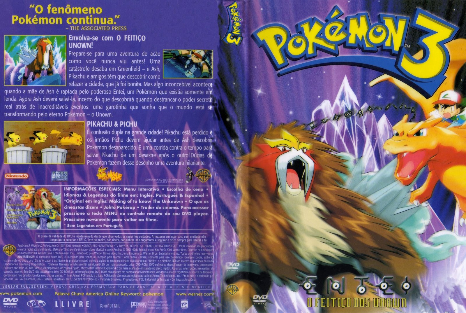 Pokémon O Filme 2000, Mewtwo Contra-ataca | Filme e Série Pokemon Usado  44878780 | enjoei