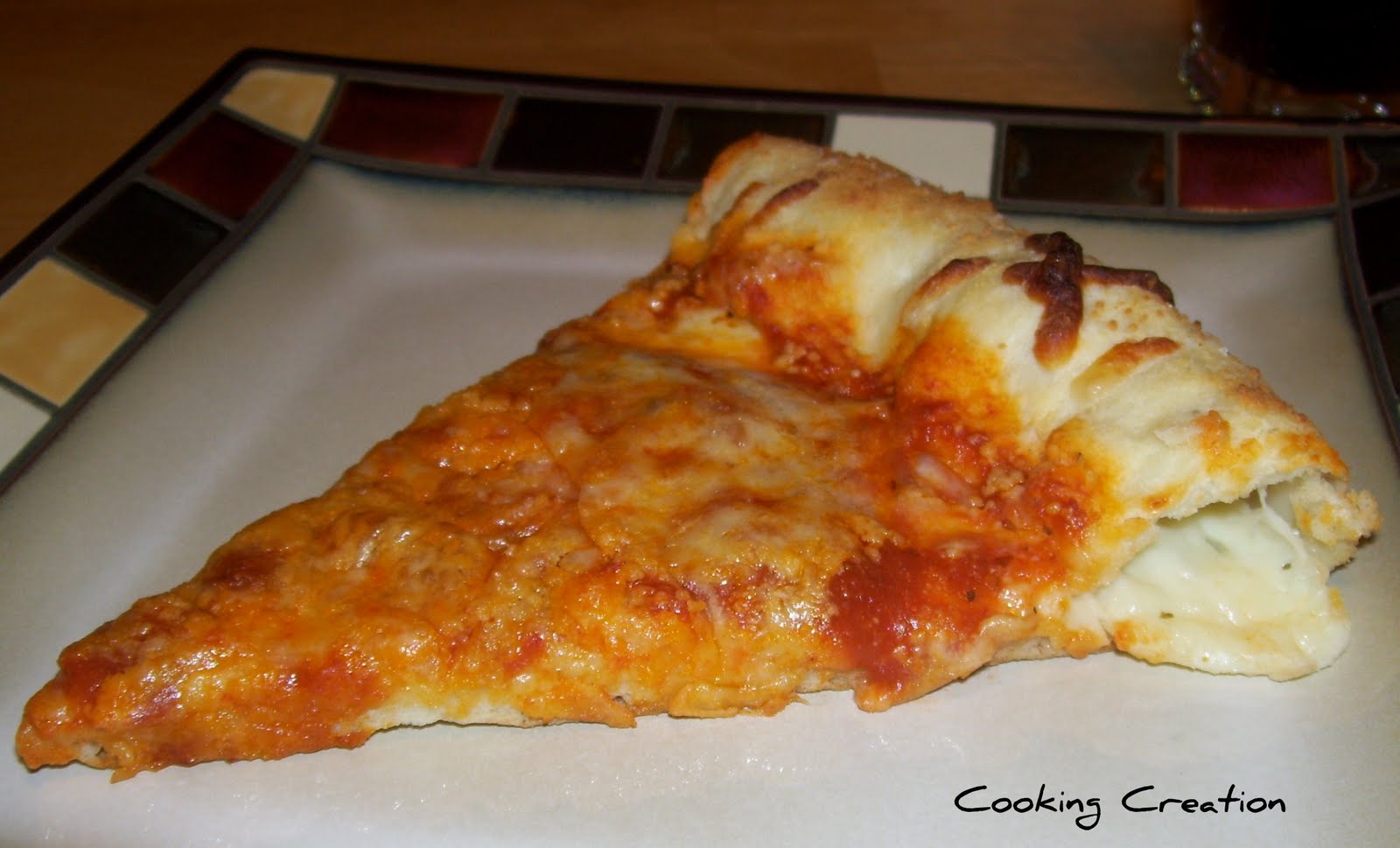 Cooking Creation Homemade Stuffed Crust Pizza