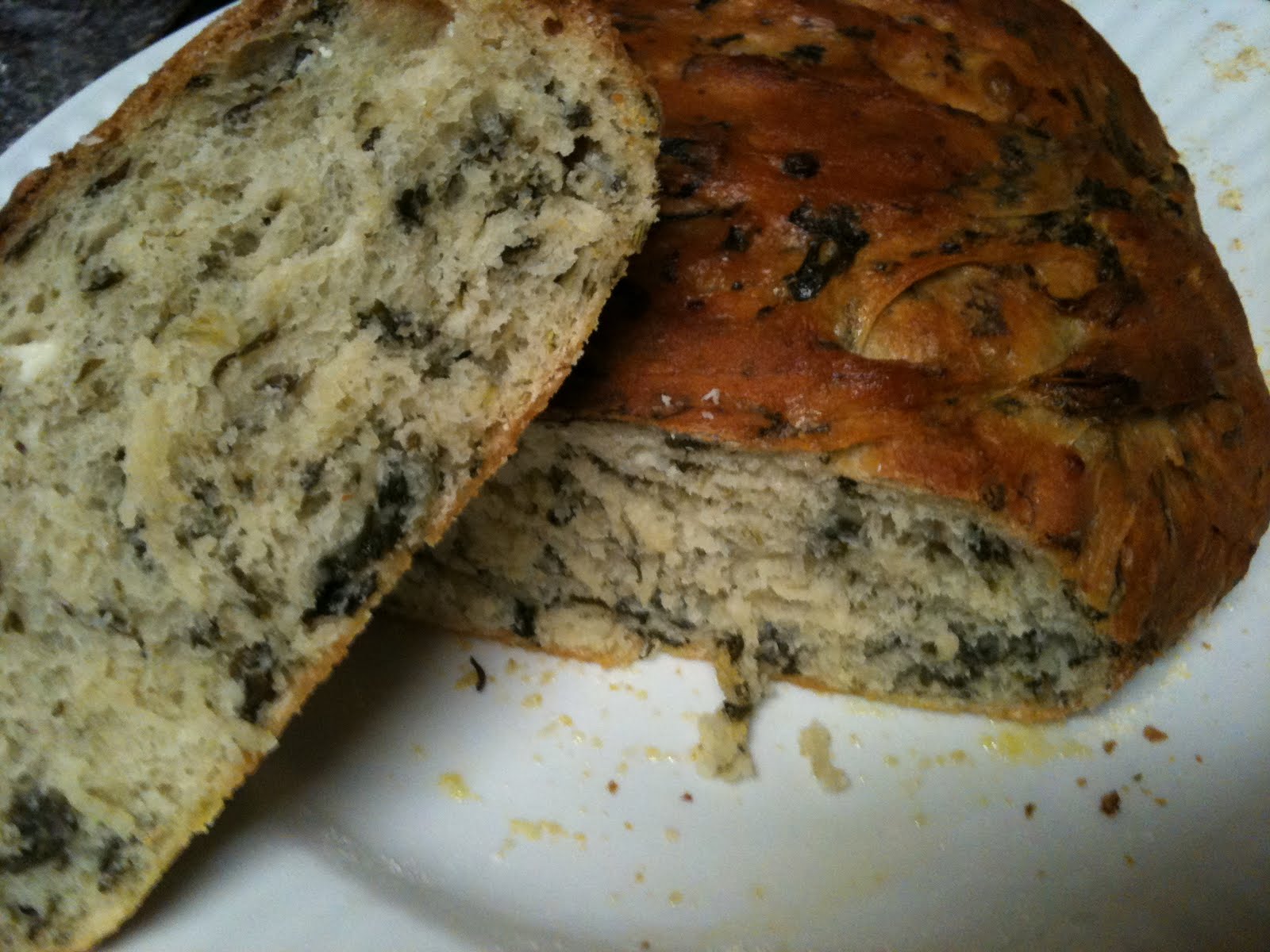 Okie Suz Spinach Feta Bread