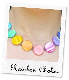 rainbow choker
