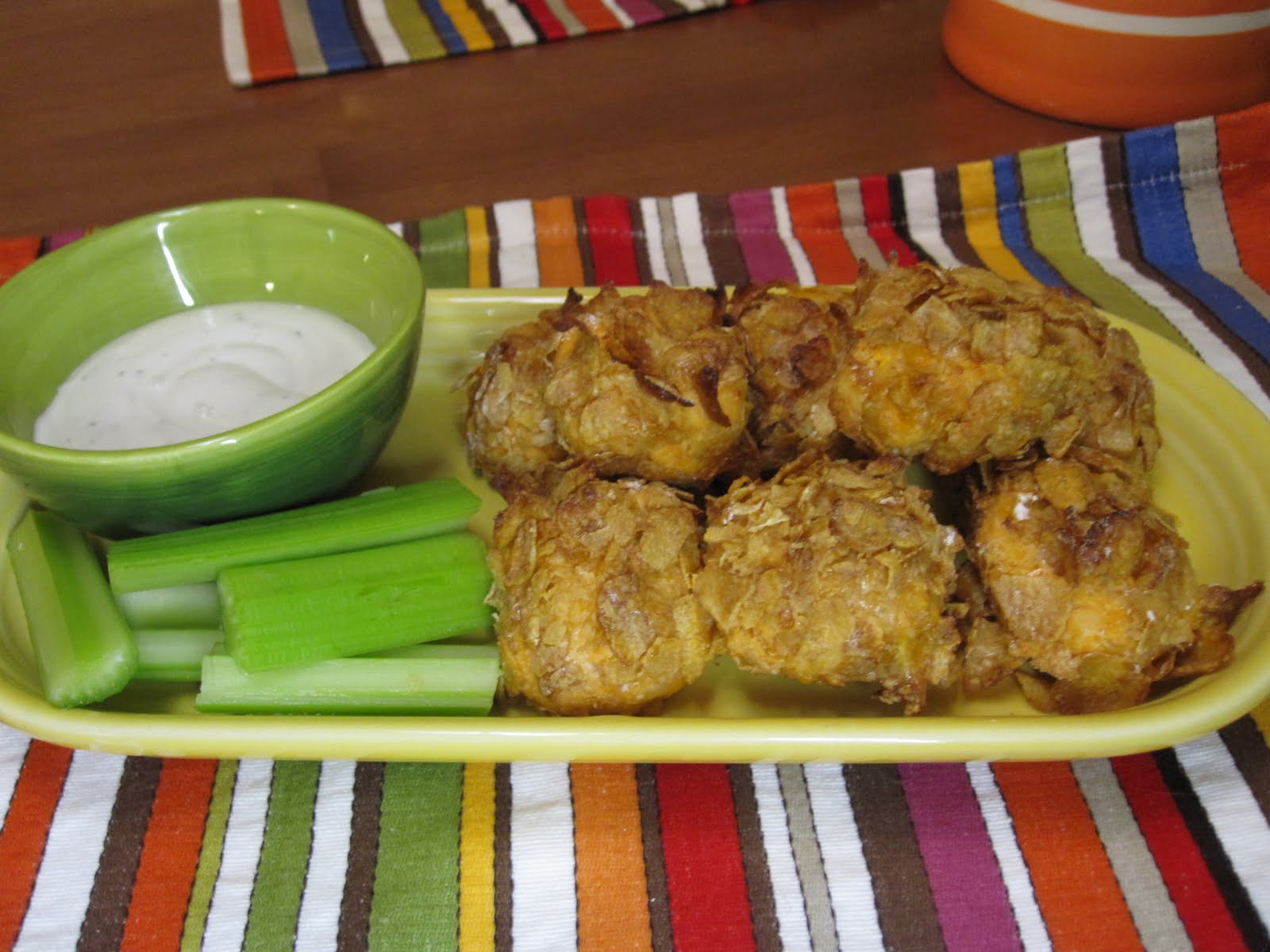 Elizabeth's Dutch Oven Buffalo Chicken Bites